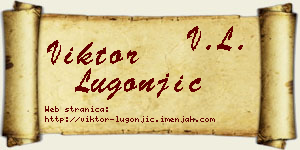 Viktor Lugonjić vizit kartica